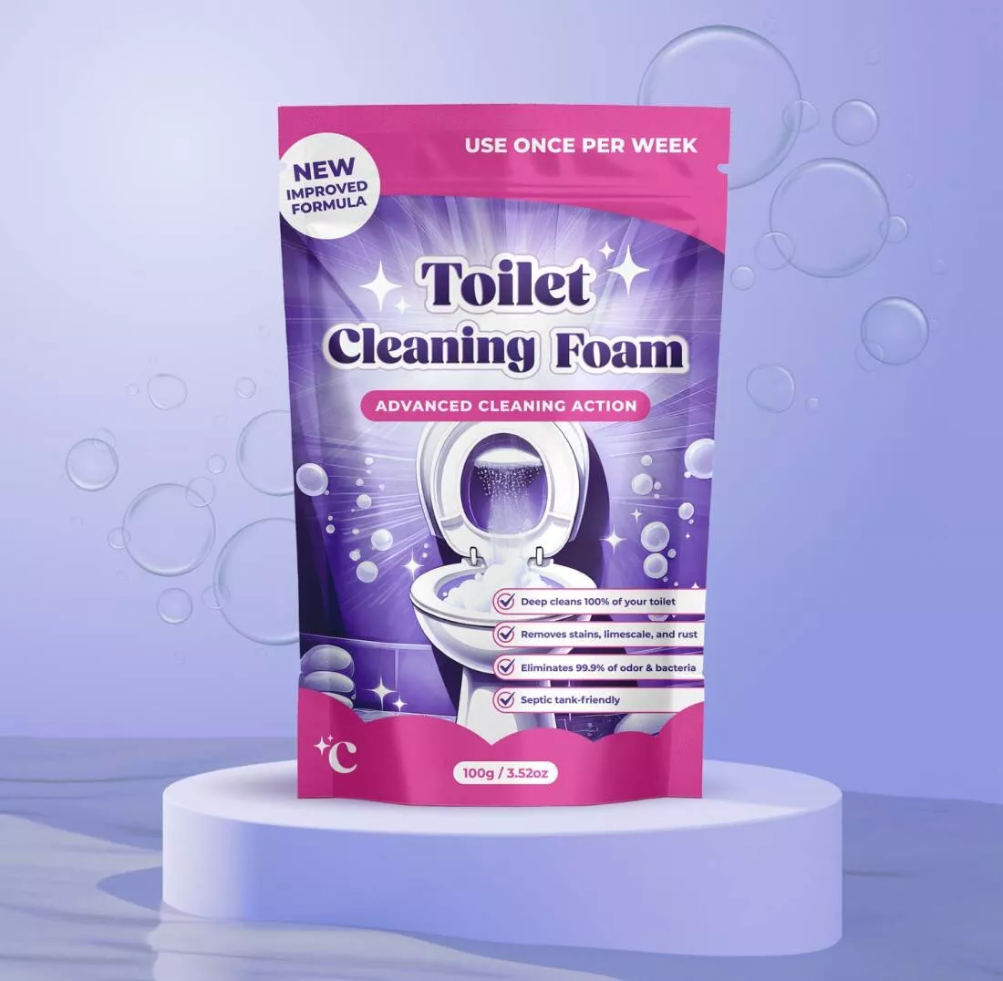 FizzClean Toilet Cleaning Foam Product
